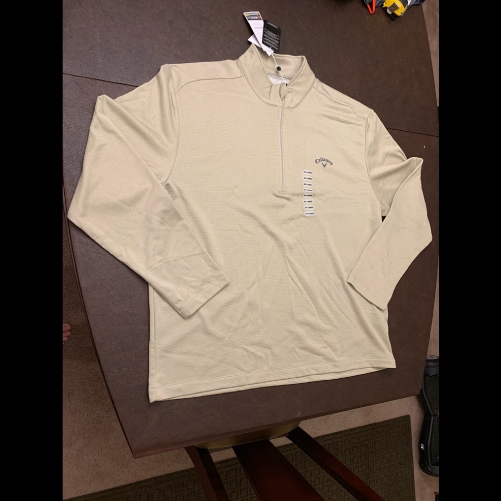 NWT Men’s “Callaway” Quarter Zip Pull Over -XXL